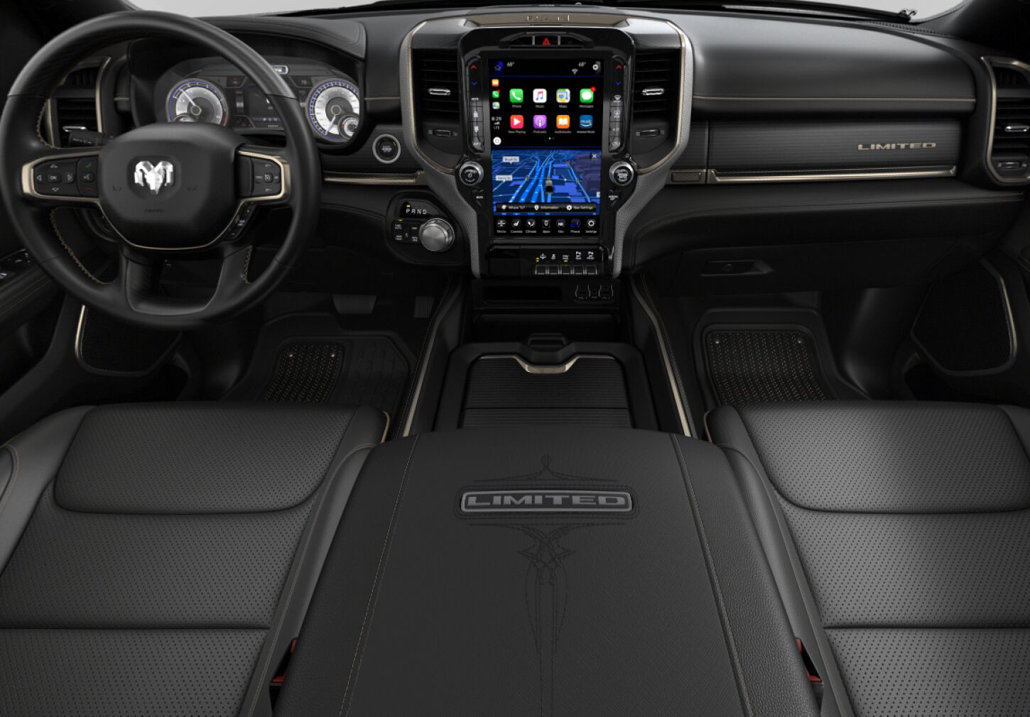 Limited black interior