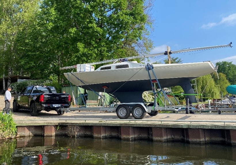 ram towing boat